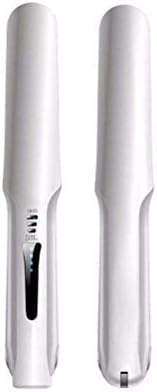 Hair Straightener And Curler With Plus 3D Ceramic Flating Panel Makes Hair Smooth Brilliance, Wireless Usb Chargable Digital Control With Power Bank Function (2200Mah/5V) Portable Hair Straightening ,White