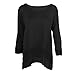 SUNNOW Women's Classic O-Neck Half Sleeve Loose Fitting Casual T-Shirt