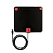 ANDEX HDTV Antenna 50 Miles Digital Long Range 1080P Indoor Digital TV HD Antenna With Detachable Amplifier Signal Booster Upgraded Version-13.1 ft Coax Cable USB Powered Amplified Antenna