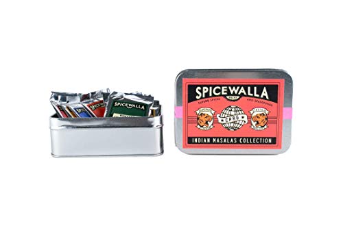 Spicewalla Indian Masala Spice Sampler | 10 Blends, 20 servings | Tasting Collection Spices and Seasonings Kit | Golden Milk, Gourmet Garam Masala, Chai Masala, Madras Curry