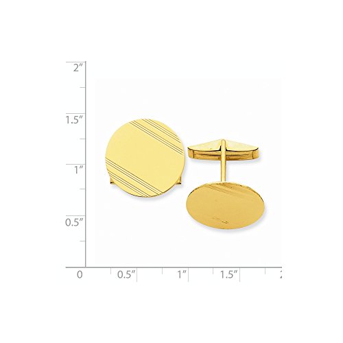 14k Cuff Links