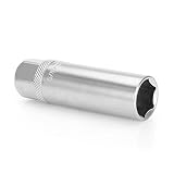 OEMTOOLS 22887 5/8 Inch Magnetic Spark Plug Socket, 3/8 Inch Drive | For Removing and Installing 5/8 Inch Spark Plugs | Strong Magnet Forms a Tight Hold on Spark Plug | Rust Resistant
