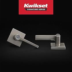 Kwikset Halifax Entry Door Handle with Lock and