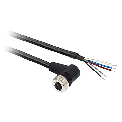 PRE WIRED CO PUR 5W M12 FEM ELB