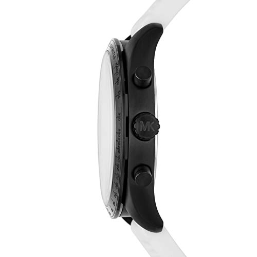Michael-Kors-Herren-Chronograph-Quarz-Uhr-mit-Silikon-Armband-MK8685