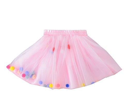 Luyun tutu skirt baby girls tulle princess dress 4-layer fluffy b…