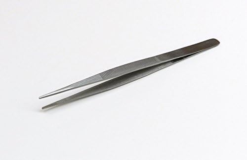 DIAMOND TWEEZERS WITH GROOVED TIPS GEMSTONE TWEEZER MEDIUM TIP 6-1/2 STAINLESS by westernb2k