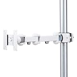 サンワサプライ 支柱取付け液晶モニタアーム 75×75/100×100mm 2箇所 CR-LA354