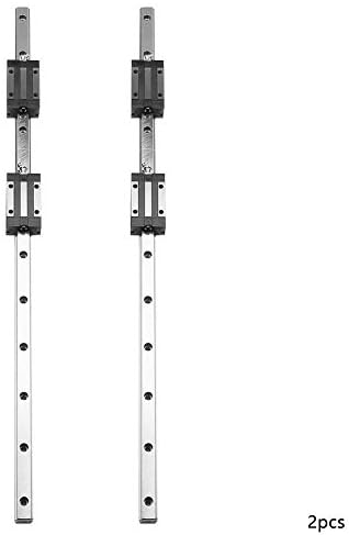 Linear Guide Rail, 2pcs HGR20-700mm Linear Rail Guide Rail & 4pcs Carriage Slide Block