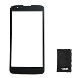 VEKIR Outer Glass Screen Replacement Compatible with LG Tribute 5 K7 MS330 LS675 Retail Packaging
