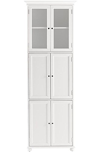 UPC 846877087894, Hampton Bay 6 door Tall Bath Cabinet, SIX-DOOR, WHITE