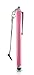 amPen Stylus, Capacitive Stylus Ultra-Sensitive for iPad Air, iPad 2/3/4, iPad Pro, Any iPhone, Nexus 5x/6P, Galaxy Tab E/Tab A/Tab 8, Galaxy S6/S6 Edge/S5/S4, with Lanyard, Pink, Non-Replaceable Tip