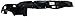OE Replacement Honda Accord Front Passenger Side Fender Inner Panel (Partslink Number HO1249106)
