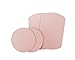 Metal Plate, Mingo Metal Plates with 3M Adhesive Back for Magnetic Car Dash Mount Cell Phone GPS and Tablet Holder (4 Packs, 2 Rectangle and 2 Round) Rose Gold