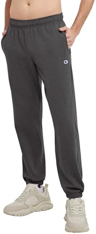Champion Men's Closed Bottom Light Weight Jersey Sweatpant