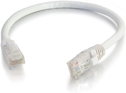 C2G/Cables to Go 25428 Cat5e Snagless Unshielded (UTP) Network Patch Cable, White (10 Feet/3.04 Meters)