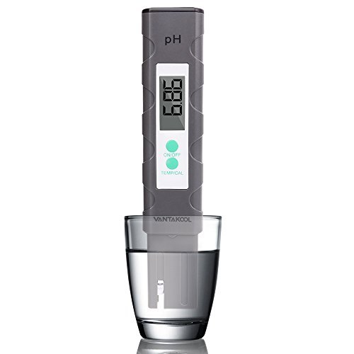 Digital PH Meter, Kydara PH Meter 0.01 PH High Accuracy Water Quality Tester with 0-14 PH Measurement Range for Household Drinking, Pool and Aquarium Water PH Tester Design with ATC