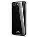 Birsppy iPhone 8 Plus case, iPhone 7 Plus Case, (TPU + Glass) Slim case, Shock Absorption Double Protection Case Cover for iPhone 8 Plus, iPhone 7 Plus - Black