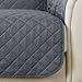 Home Fashion Designs Reversible Recliner Chair Protector. Furniture Protector for Living Room with Secure Straps. Furniture Protectors for Kids, Dogs and Pets. (Recliner, Light Grey/Dark Grey)