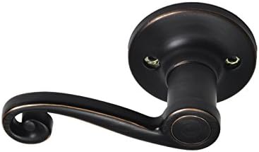 Burton Harbor Scroll Style Handleset Trim Door Lever Left Hand, Oil Rubbed Bronze