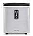 NewAir Portable Ice Maker 28 lb. Daily, Countertop Compact Design, 3 Size Bullet Shaped Ice, AI-100SS, Stainless Steel primary