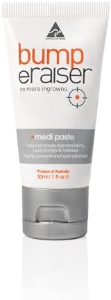 Bump eRaiser Medi Paste for Shaving Rash, Ingrown Hair Treatment, Razor ...