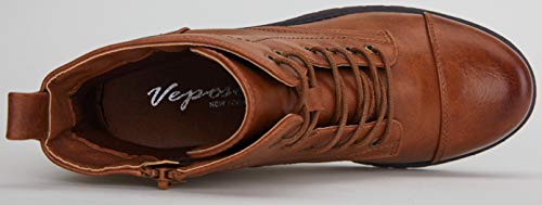 brown leather booties low heel