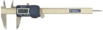 Fowler 54-101-150-2 Xtra-Value Cal Electronic Caliper, Stainless Steel, 0 to 6"/0 to 150mm Measuring Range, 0.0005"/0.01mm Resolution, LCD