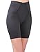 Maidenform Women's Plus Size Shapewear Easy Down Thigh Slimmer, Black, Large