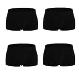 Kweika Kaweika Men's Underwear Ultra Soft and Most Comfortable Breathable Boxer Briefs 4 Pack