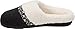 Dearfoams Women's Microsuede Clog Slipper with Fairisle Detail