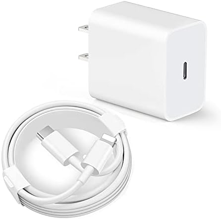 iPhone 12 Charger, iPhone Fast Charger, 20W USB C Charger Power Adapter PD Fast Charger Block for iPhone 12 Mini/12 Pro Max, iPhone 11/XS/XR/X/8 More