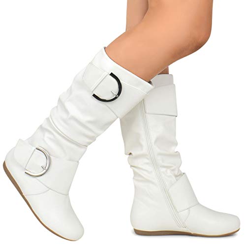 Women's Lace Thigh High Over The Knee Riding Boots - Side Zipper Comfy Vegan Suede