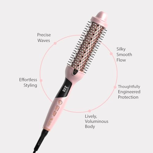 Thermal Brush – 3-in-1 Professional Blowout Brush for Smooth, Voluminous & Curled Hair | Anti-Frizz Ionic Technology | 3 Heat Settings | Fast 10-Minute Styling