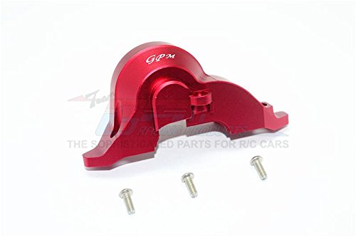 Traxxas TRX-4 Trail Defender Crawler Upgrade Parts Aluminum Transmission Upper Spur Gear Case Cover - 1Pc Set Red