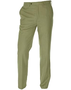 Calvin Klein Men's Slim Fit Flat Front Dress Pants