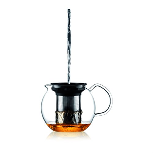 Bodum Assam Glass Tea Press with Stainless Steel Filter and Lid, 1.5Liter, 51Ounce The Home