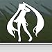 Vocaloid Hatsune Miku White Sticker Decal Cosplay Wig White Car Window Wall Macbook Notebook Laptop Sticker Decal