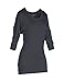 2000 SEJORA 3/4 Sleeve Dolman Tunic Top Crew Neck (Charcoal, Medium)