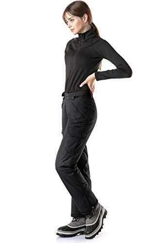image for TSLA Women's Rip-Stop Snow Pants Windproof Ski Insulated Water-Repel B