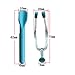 MUDOR Soft Contact Lense Remover and Insertion Tool - Contact Lens Handler Device Includes Tweezers and Soft Scoop, Contact Lens Removers Tool (Blue)