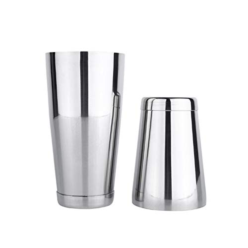Huachaoxiang Cocktail Shaker, Teiliger Edelstahl Boston Shaker Set Cocktailshaker Barset Für Alle Professionelle… – Bild 7