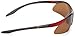 PEPPERS Men's Ricochet Shield Sunglasses,Grey Frame/Brown Lens,one size
