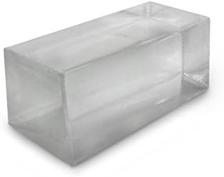 10% Ballistic Gelatin Extra Long Air Gun Block, 18l X 4w X 4h, Replaces 10% Gelatin Solution, Synthetic Gelatin, Clear Ballistics