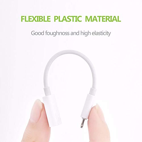 Dual Lighting Adapter, Double Dongle Adapter for Headphone Audio and Charge Adapter Headphone