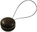 MagnaClips Set of 2 Magnetic Curtain Tiebacks or Holdbacks Wood Buckle Curtain Clips, Leno (Chocolate)