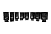 ABN 1/2in Drive 12 Point Spindle Thin Wall Axle Nut Socket 8-Piece Metric Set – 12pt Install, Removal, Repair
