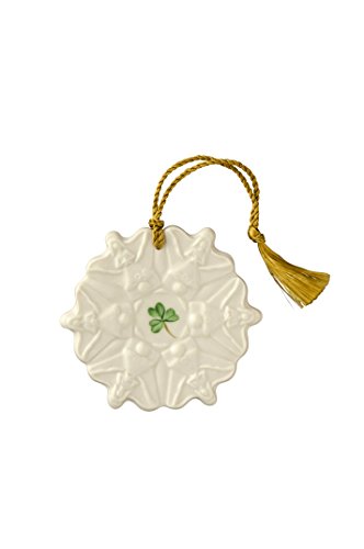 Belleek Angel Snowflake Ornament