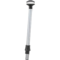 Base Lumineuse Enfichable Chromée Perko 1048P00DP 2 Broches Avec Rabat 5?, Technologie LED, Neuve