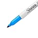 Sharpie Fine Point Permanent Markers, Techno Blue, 1 Count